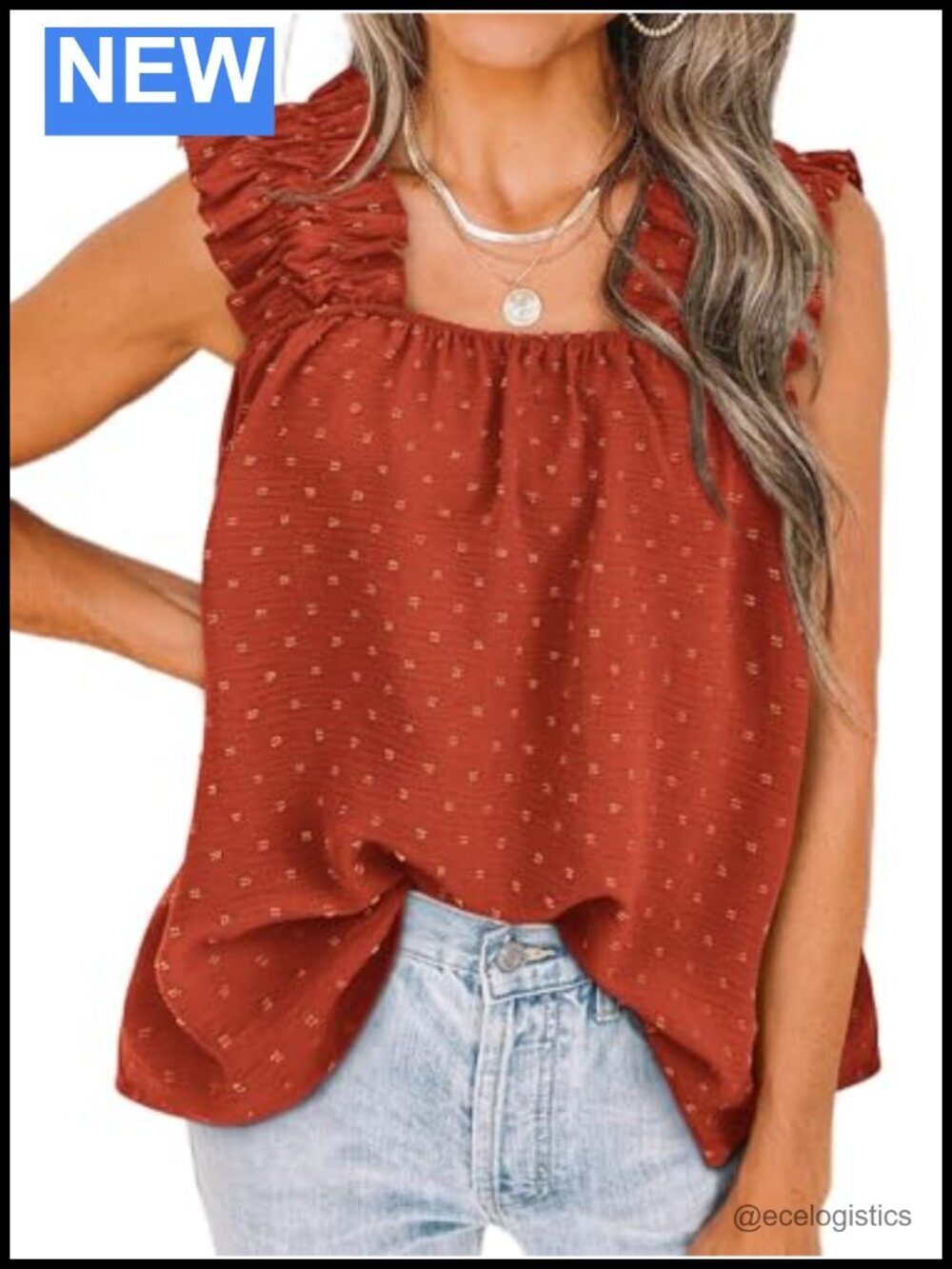 Boho Floral Tank Top with Shirred Straps and Pleated Details, Sleeveless Summer